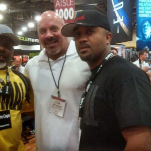 Stan Efferding and Garage Gym Life founder, John Greaves III at the 2013 Arnold Fitness Expo