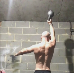 Kettlebell work helped Dave Atkins recover from a back injury