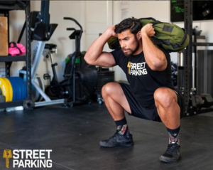 Julian Alcaraz demos a movement for Street Parking members