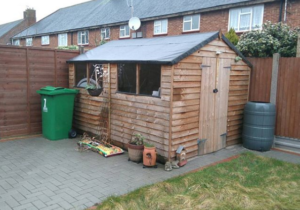 shed gym where world record holder Jerome Bloom trains