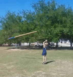 heidi king turning the caber