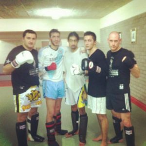 Tim Geurts after a Muay Thai training session