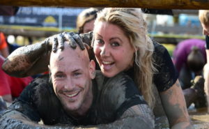 Tim Geurts and Chantal Lekkerkerker at a recent obstacle course race. Relationship goals.