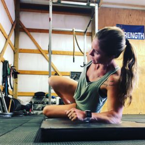 non-surgical shoulder rehab techniques have allowed Anna Woods to return to training